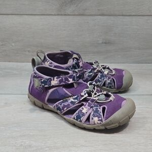Keen Kids Girl Washable Purple Outdoor Hiking Shoes Sandals Sz 2
